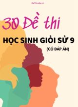 Bộ 30 Đề thi học sinh giỏi Sử 9 (Có đáp án)